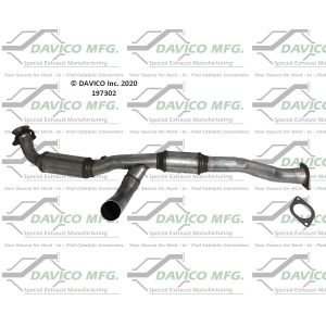 Davico Direct Fit Catalytic Converter and Pipe Assembly for 2015 GMC Savana 2500 - 197302