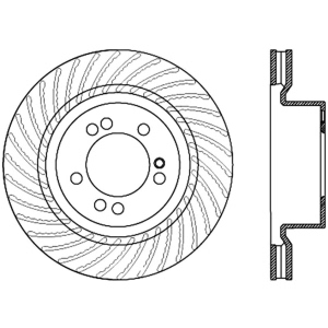 Centric Premium™ Brake Rotor for Mercedes-Benz S600 - 120.35122