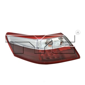 TYC Driver Side Outer Replacement Tail Light for 2008 Toyota Camry - 11-6558-00