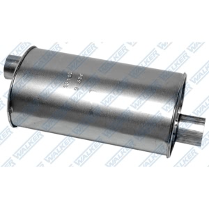 Walker Soundfx Steel Oval Direct Fit Aluminized Exhaust Muffler for Dodge Ramcharger - 18193
