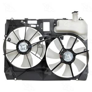 Four Seasons Dual Radiator And Condenser Fan Assembly for 2005 Toyota Sienna - 76084
