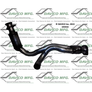 Davico Direct Fit Catalytic Converter and Pipe Assembly for 2007 Chevrolet Silverado 1500 Classic - 193532