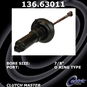 Centric Premium Clutch Master Cylinder for Dodge Viper - 136.63011