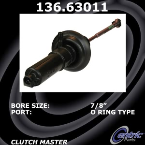 Centric Premium Clutch Master Cylinder for 2002 Dodge Viper - 136.63011