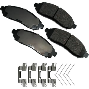 Akebono Pro-ACT™ Ultra-Premium Ceramic Front Disc Brake Pads for 2010 Nissan Xterra - ACT1094