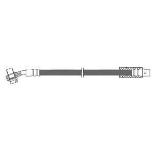 Centric Rear Brake Hose for Audi RS6 - 150.33364