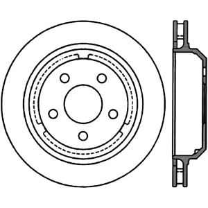 Centric Premium™ Brake Rotor for 2001 Pontiac Firebird - 125.62065