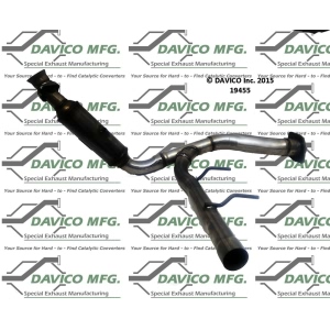 Davico Direct Fit Catalytic Converter and Pipe Assembly for 2014 Ford F-150 - 19455