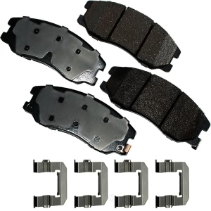 Akebono Pro-ACT™ Ultra-Premium Ceramic Front Disc Brake Pads for 2010 Saturn Vue - ACT1264