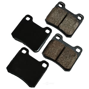 Akebono EURO™ Ultra-Premium Ceramic Rear Disc Brake Pads for 1986 Mercedes-Benz 300E - EUR335