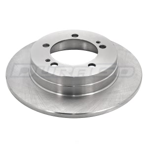 DuraGo Solid Rear Brake Rotor for 1991 Mitsubishi Eclipse - BR31010