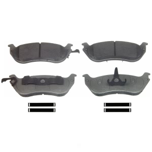Wagner ThermoQuiet Semi-Metallic Disc Brake Pad Set for 1996 Ford Crown Victoria - MX674