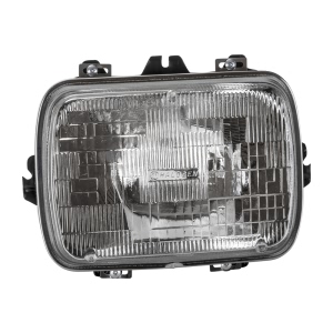 TYC Replacement 7X6 Rectangular Passenger Side Chrome Sealed Beam Headlight for Chevrolet Express 1500 - 22-1001