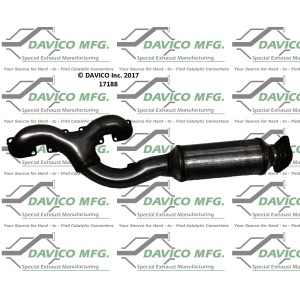 Davico Exhaust Manifold with Integrated Catalytic Converter for 2004 BMW 745Li - 17188