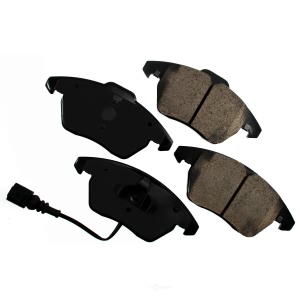 Akebono EURO™ Ultra-Premium Ceramic Front Disc Brake Pads for 2011 Audi A3 - EUR1319