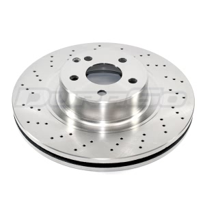DuraGo Drilled Vented Front Brake Rotor for 2002 Mercedes-Benz CL55 AMG - BR900888