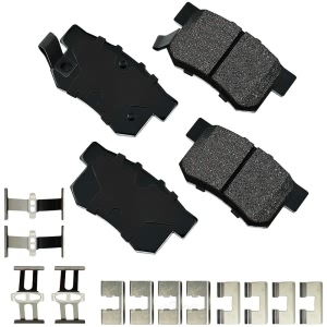 Akebono Pro-ACT™ Ultra-Premium Ceramic Rear Disc Brake Pads for 1990 Honda Accord - ACT537A