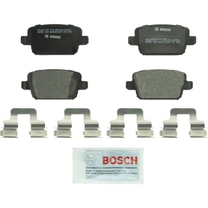 Bosch QuietCast™ Premium Organic Rear Disc Brake Pads for 2011 Land Rover LR2 - BP1314