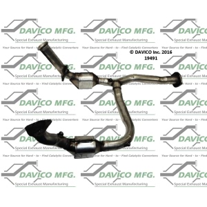 Davico Direct Fit Catalytic Converter and Pipe Assembly for 2003 Chevrolet SSR - 19491