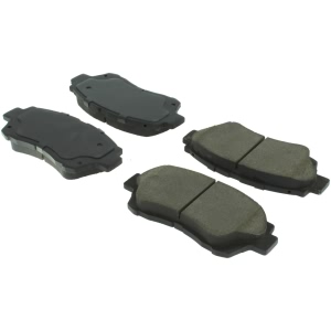 Centric Posi Quiet™ Extended Wear Semi-Metallic Front Disc Brake Pads for 1992 Toyota Camry - 106.04761