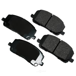 Akebono Pro-ACT™ Ultra-Premium Ceramic Front Disc Brake Pads for 2001 Toyota Highlander - ACT884