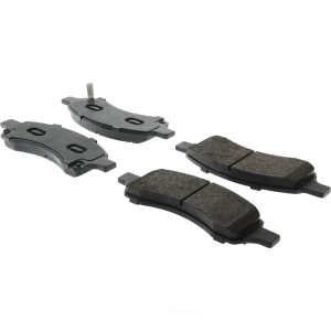 Centric Posi Quiet™ Extended Wear Semi-Metallic Front Disc Brake Pads for 2008 Saturn Outlook - 106.11691