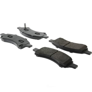 Centric Posi Quiet™ Extended Wear Semi-Metallic Front Disc Brake Pads for 2009 GMC Acadia - 106.11691