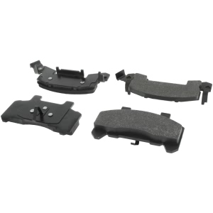 Centric Posi Quiet™ Extended Wear Semi-Metallic Front Disc Brake Pads for 1988 Chevrolet Beretta - 106.02890