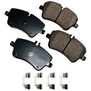 Akebono EURO™ Ultra-Premium Ceramic Front Disc Brake Pads for 2005 Mercedes-Benz CLK320 - EUR872A