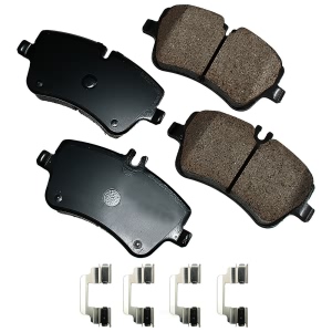 Akebono EURO™ Ultra-Premium Ceramic Front Disc Brake Pads for Mercedes-Benz C320 - EUR872A