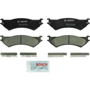Bosch QuietCast™ Premium Ceramic Rear Disc Brake Pads for 1999 Ford E-350 Super Duty - BC802
