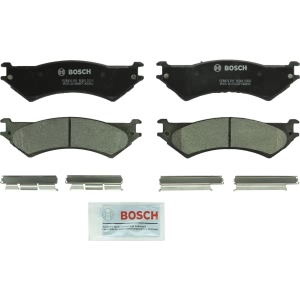 Bosch QuietCast™ Premium Ceramic Rear Disc Brake Pads for 2002 Ford E-250 Econoline - BC802