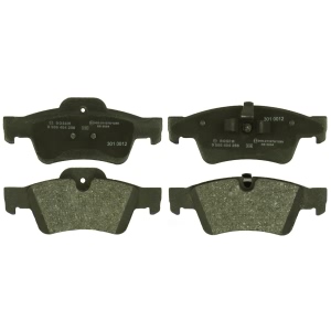 Bosch EuroLine™ Semi-Metallic Rear Disc Brake Pads for 2018 Mercedes-Benz G63 AMG - 0986494256