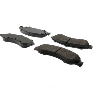 Centric Posi Quiet™ Extended Wear Semi-Metallic Front Disc Brake Pads for 2007 GMC Yukon - 106.10920