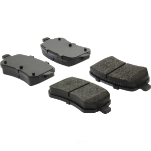 Centric Posi Quiet™ Extended Wear Semi-Metallic Rear Disc Brake Pads for 2011 Dodge Journey - 106.10210