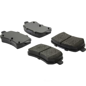 Centric Posi Quiet™ Extended Wear Semi-Metallic Rear Disc Brake Pads for Mercury Monterey - 106.10210