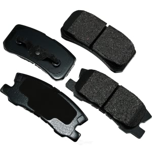 Akebono Pro-ACT™ Ultra-Premium Ceramic Rear Disc Brake Pads for 2013 Jeep Compass - ACT868