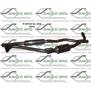 Davico Direct Fit Catalytic Converter and Pipe Assembly for Toyota Matrix - 18318