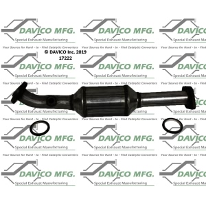 Davico Direct Fit Catalytic Converter for 2007 Toyota Tacoma - 17222
