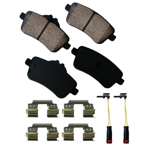 Akebono EURO™ Ultra-Premium Ceramic Rear Disc Brake Pads for 2012 Mercedes-Benz ML350 - EUR1630A