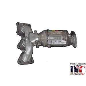 DEC Exhaust Manifold with Integrated Catalytic Converter for 2007 Hyundai Entourage - HY1705D