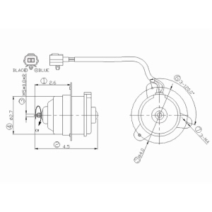 TYC Driver Side Engine Cooling Fan Motor - 630730