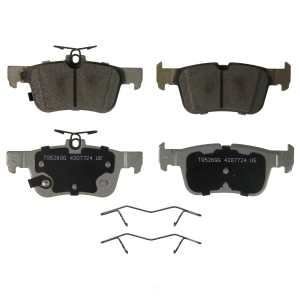 Wagner Thermoquiet Ceramic Rear Disc Brake Pads for 2017 Lincoln MKC - QC1665