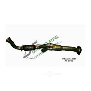 Davico Direct Fit Catalytic Converter and Pipe Assembly for 2009 Chevrolet Silverado 2500 HD - 193712