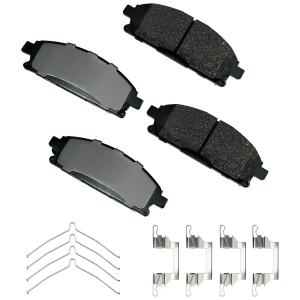 Akebono Performance™ Ultra-Premium Ceramic Front Brake Pads for 2000 Infiniti Q45 - ASP691B