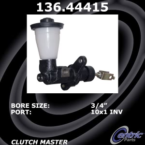 Centric Premium Clutch Master Cylinder for 1985 Toyota Land Cruiser - 136.44415