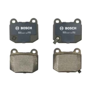 Bosch QuietCast™ Premium Organic Rear Disc Brake Pads for 2003 Infiniti G35 - BP961