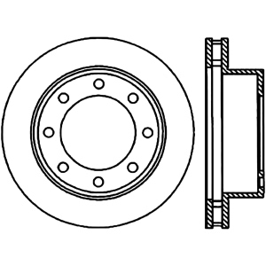 Centric Premium™ Brake Rotor for 2002 Ford Excursion - 125.65086