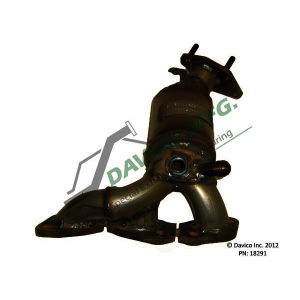 Davico Exhaust Manifold with Integrated Catalytic Converter for Mazda MPV - 18291