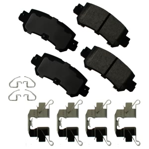 Akebono Pro-ACT™ Ultra-Premium Ceramic Rear Disc Brake Pads for 2017 Mazda CX-3 - ACT1624